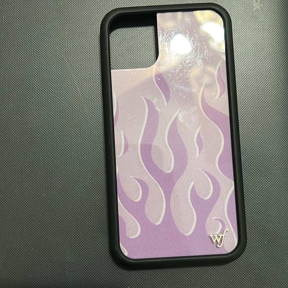 It’s a purple flame iPhone 11 case